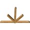 Ekena Millwork Kennewick Rough Sawn Timber Gable Bracket, Western Red Cedar, 108"W x 72"H x 6"D x 6"F, 16/12 Pitch GBW108X72X0606KEN00RWR - alternate 4